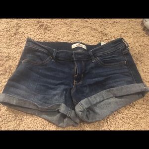 Hollister low rise jean shorts